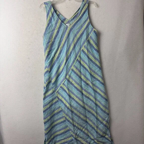 hutch virginia sleeveless sweetheart a-line maxi dress Striped Sweetheart Maxi Dress